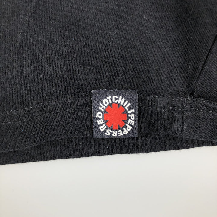 RED HOT CHILI PEPPERS Red Hot Chili Peppers Band T-shirt Band T Men's L size cotton black type Vintage Second Hand