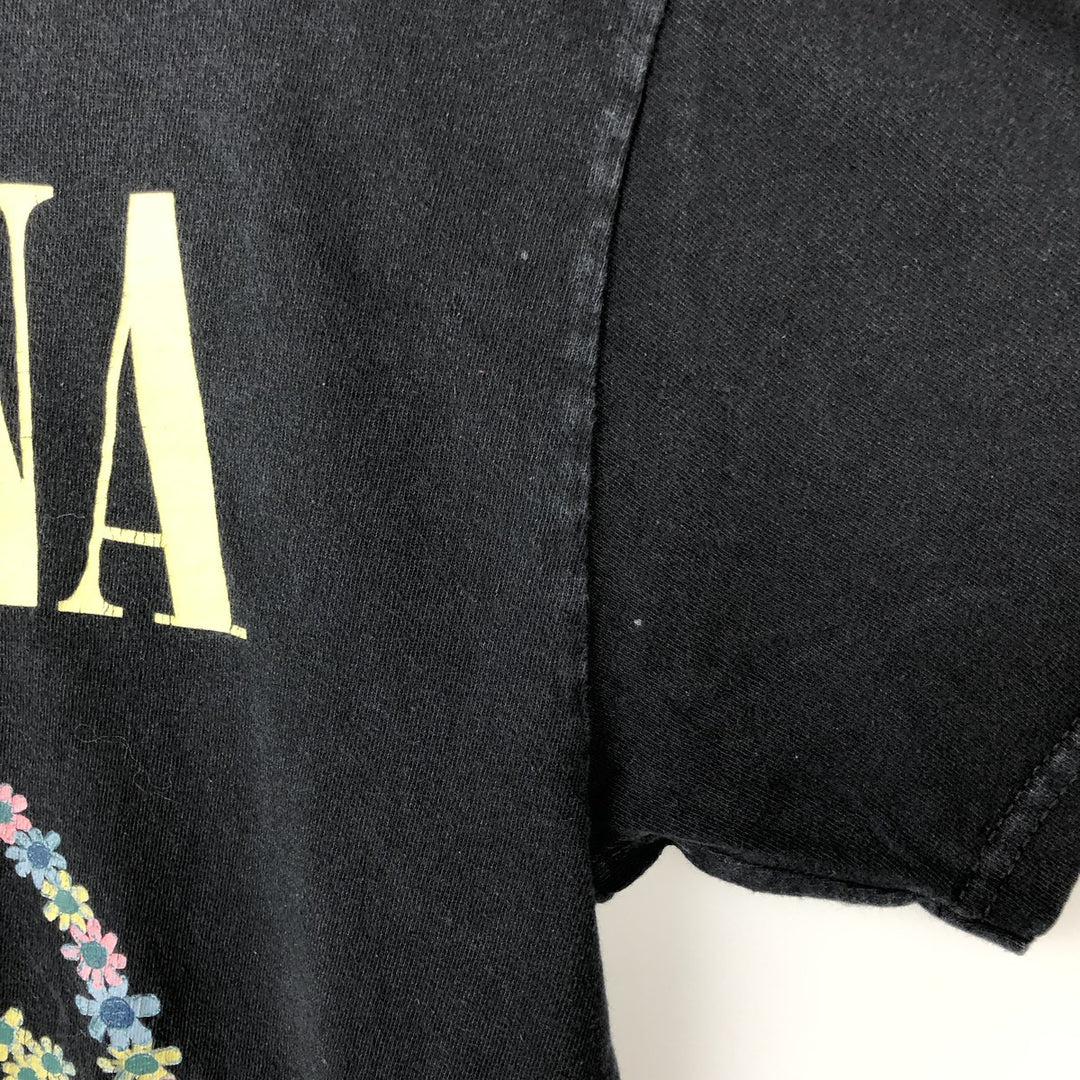 NIRVANA Nirvana Band T-shirt Band T Men's S size cotton black type Vintage Second Hand