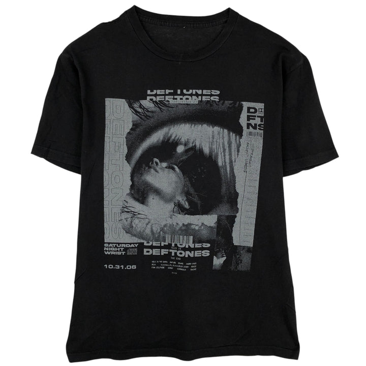 DEFTONES band t-shirt, men's size XL. unclear black type Vintage Second Hand