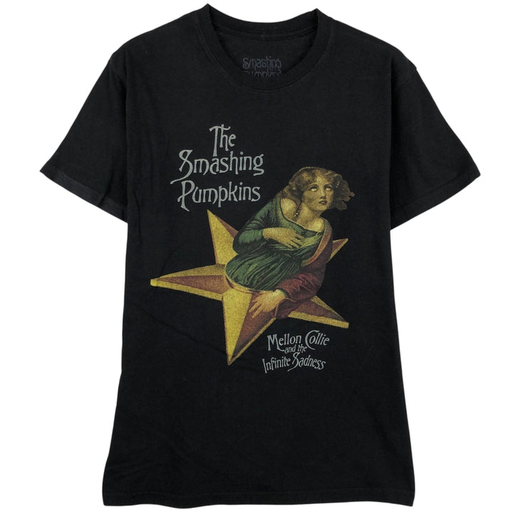 THE SMASHING PUMPKINS Smashing Pumpkins Band T-shirt Band T Men's M equivalent cotton black type Vintage Second Hand