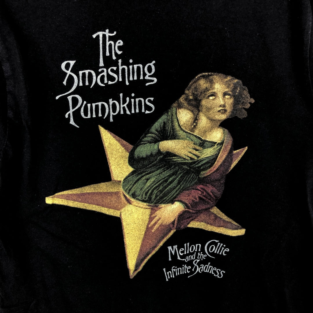 THE SMASHING PUMPKINS Smashing Pumpkins Band T-shirt Band T Men's M equivalent cotton black type Vintage Second Hand