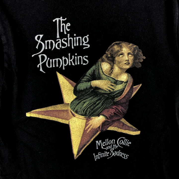 THE SMASHING PUMPKINS Smashing Pumpkins Band T-shirt Band T Men's M equivalent cotton black type Vintage Second Hand