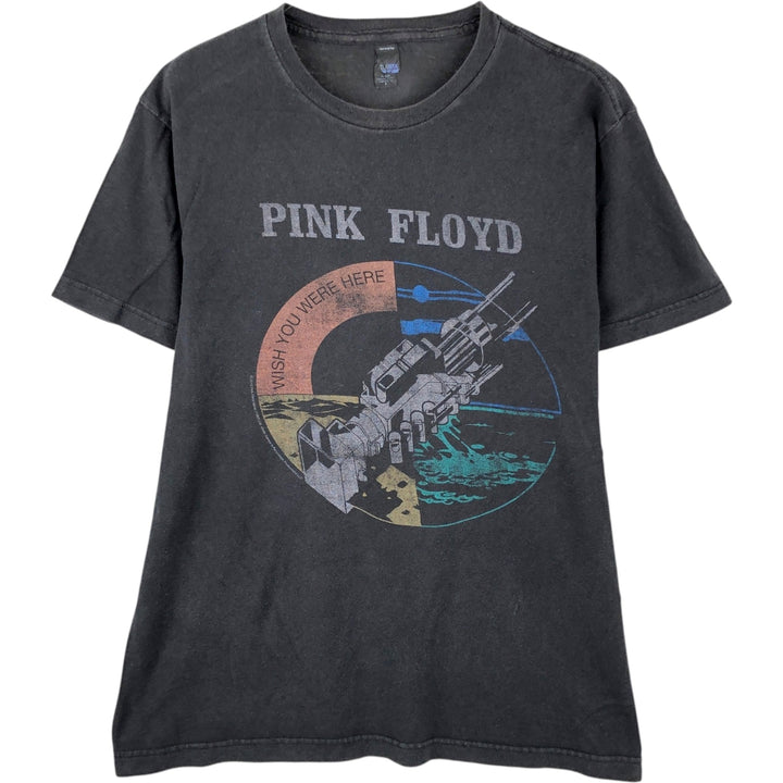 TULTEX PINK FLOYD Band T-Shirt (Men's Size M) cotton black type Vintage Second Hand