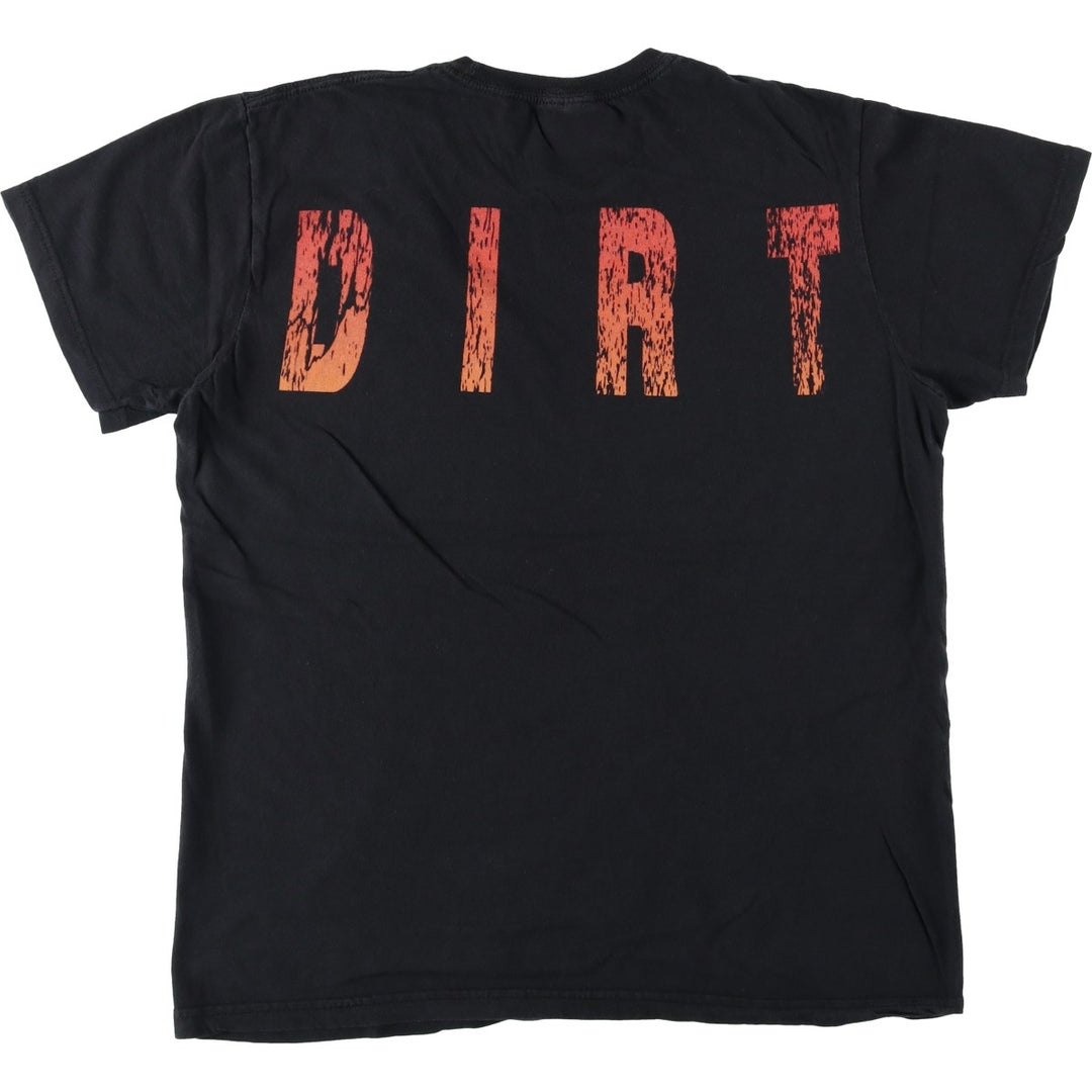 Bay Island ALICE IN CHAINS Band T-shirt (Men's size M) cotton black type Vintage Second Hand