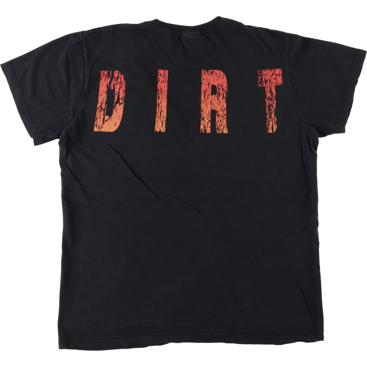 Bay Island ALICE IN CHAINS Band T-shirt (Men's size M) cotton black type Vintage Second Hand