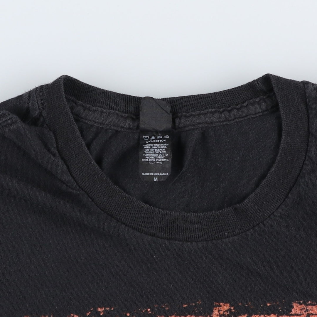 Bay Island ALICE IN CHAINS Band T-shirt (Men's size M) cotton black type Vintage Second Hand