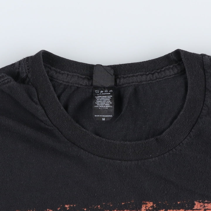 Bay Island ALICE IN CHAINS Band T-shirt (Men's size M) cotton black type Vintage Second Hand