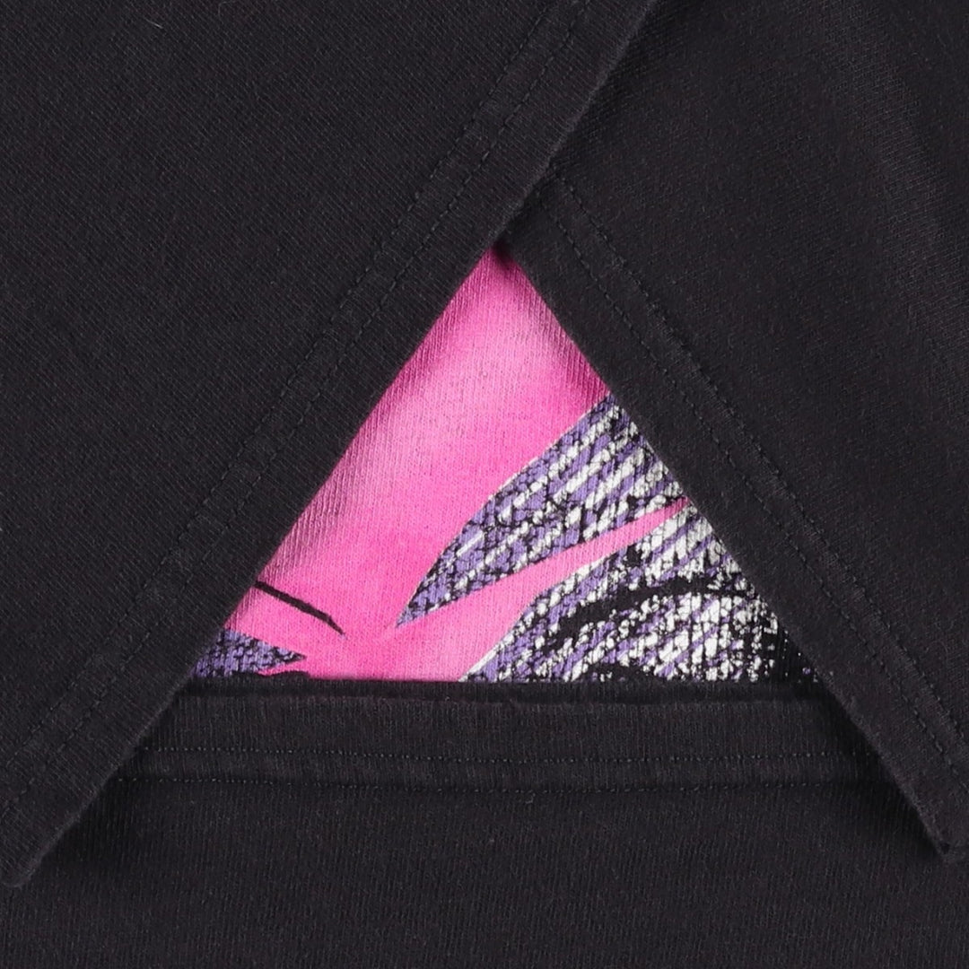 DELTA DAVID BOWIE Band T-shirt, Men's XL equivalent. cotton black type Vintage Second Hand