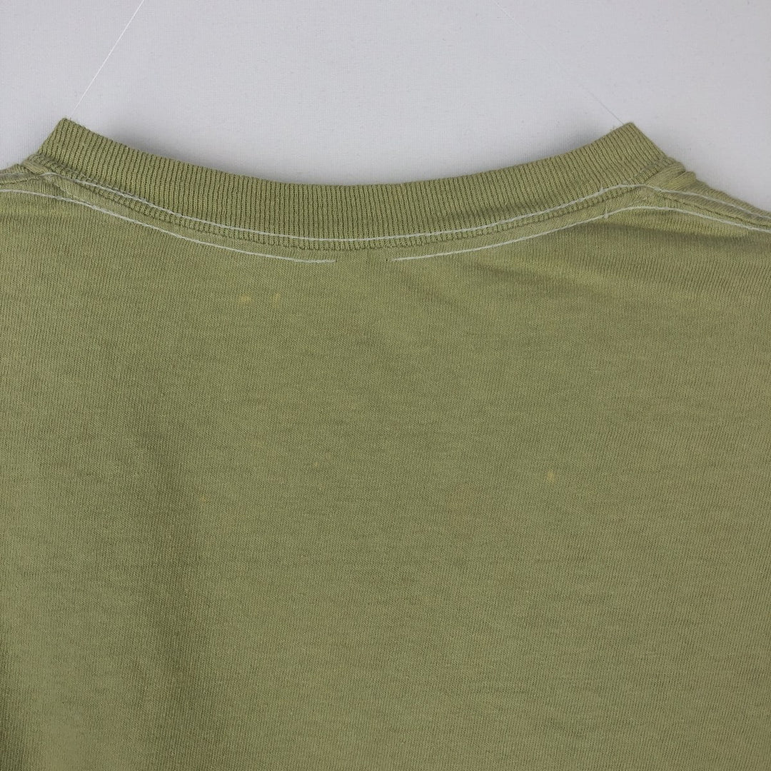 NIRVANA Nirvana Band T-shirt Band T Men's S size cotton green type yellow green Vintage Second Hand