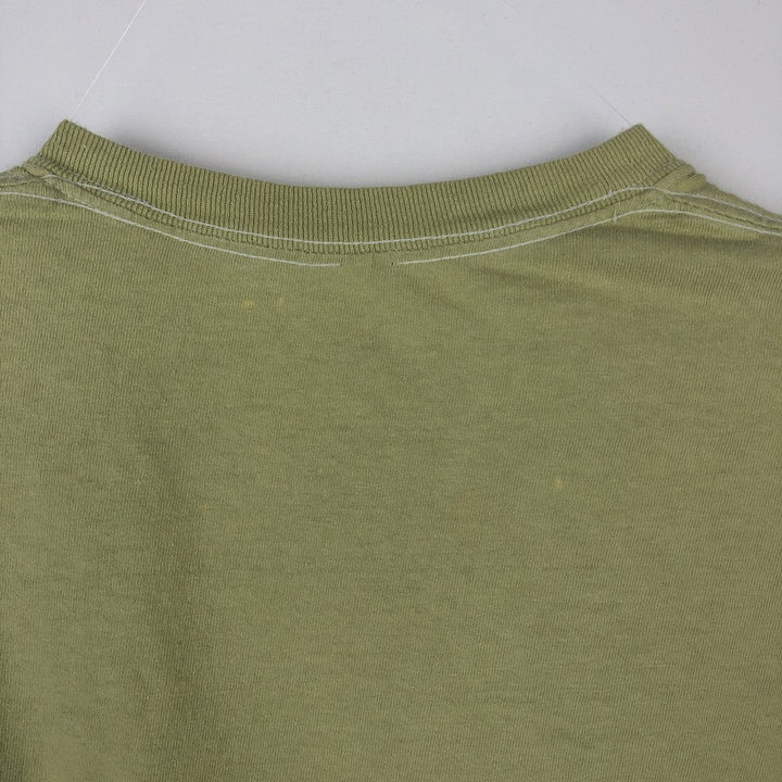 NIRVANA Nirvana Band T-shirt Band T Men's S size cotton green type yellow green Vintage Second Hand