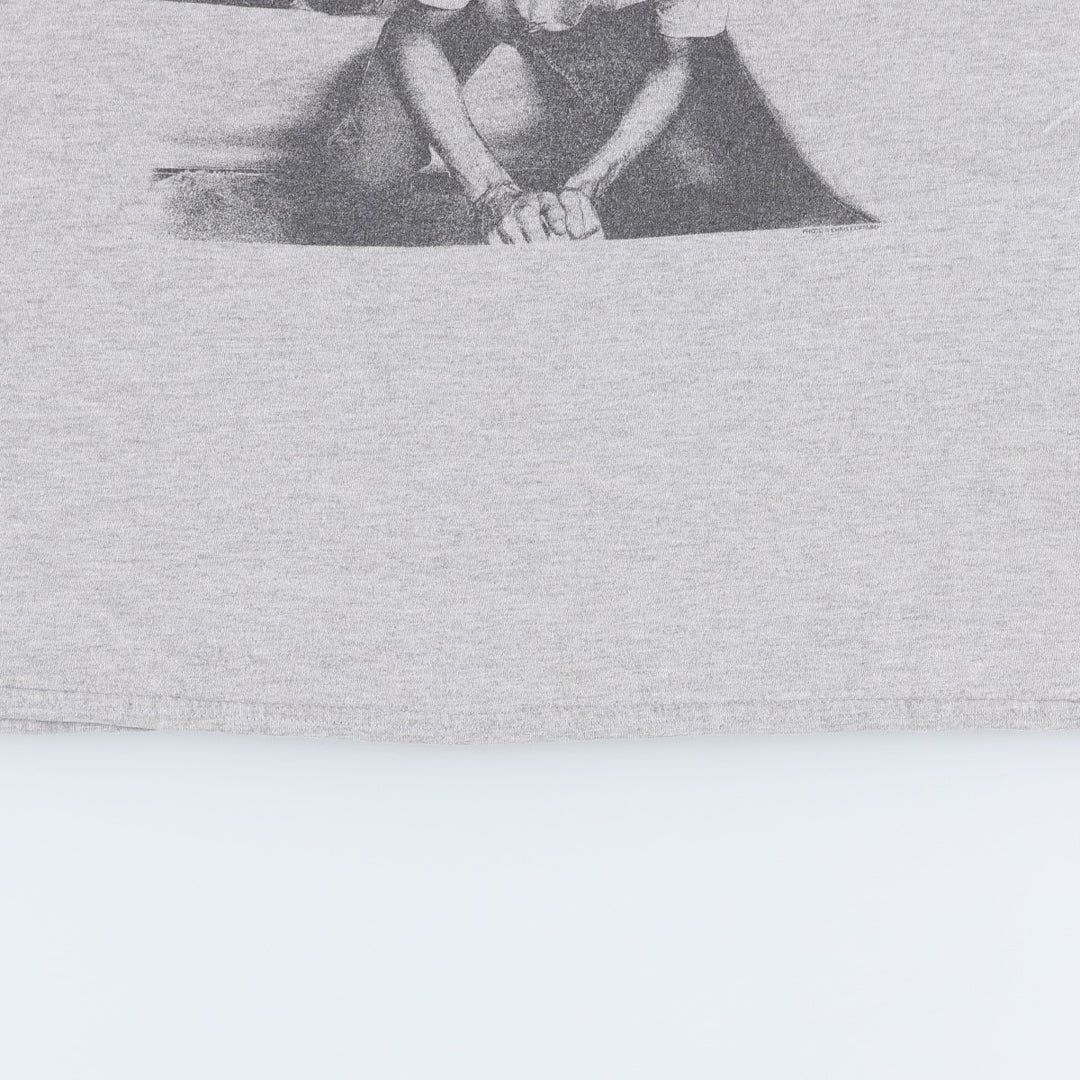 NIRVANA Nirvana Band T-shirt, Band T, Men's M size unclear gray type Vintage Second Hand