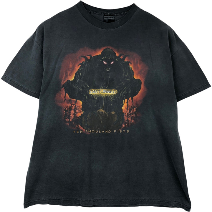 GANT DISTURBED Band T-shirt, Men's XL equivalent. unclear Charcoal Vintage Second Hand