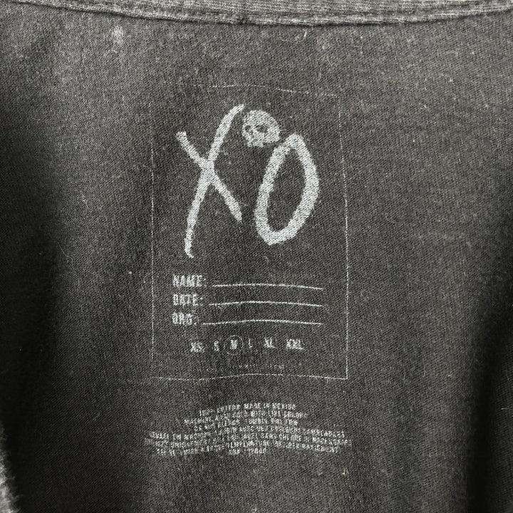 XO The Weeknd Band T-shirt (Men's size M) cotton black type Vintage Second Hand