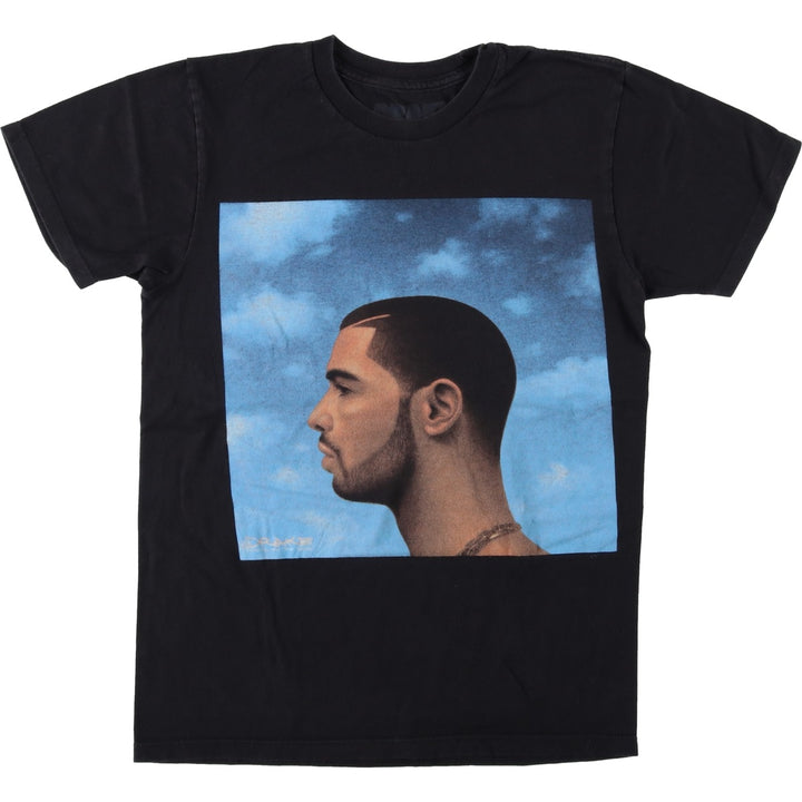 DRAKE Rap T-Shirt (Men's Size S) cotton black type Vintage Second Hand