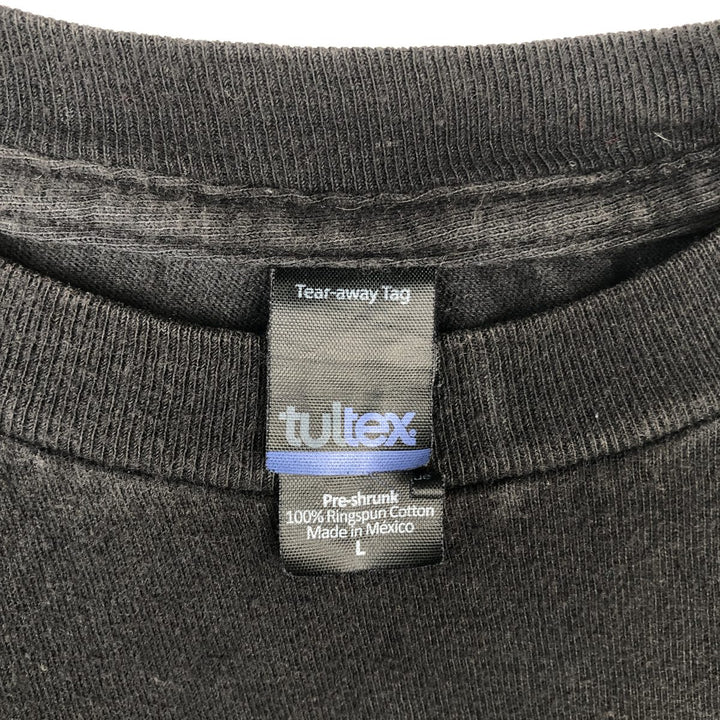 TULTEX U2 Band T-Shirt (Men's Size L) cotton black type Vintage Second Hand