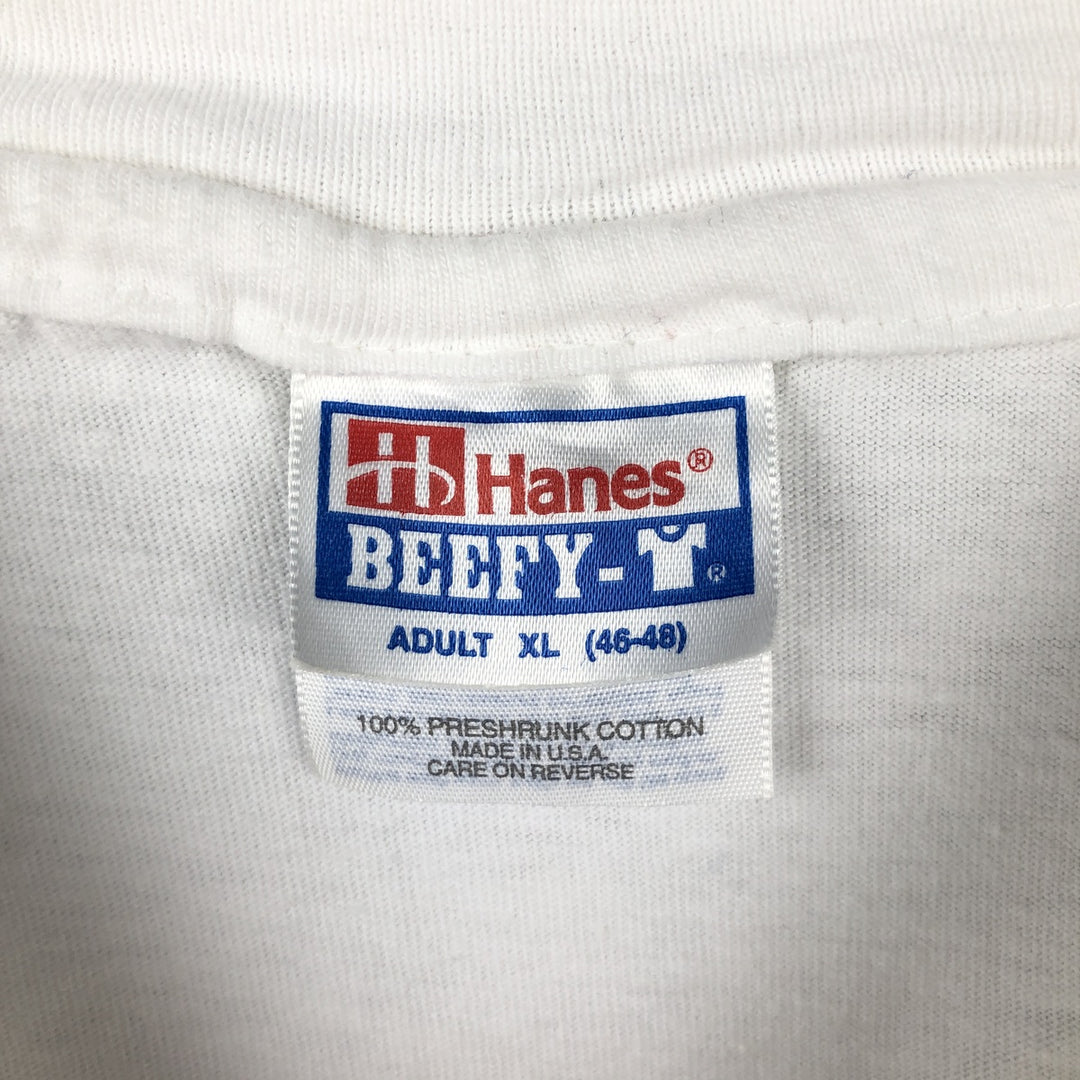 90'S Hanes "Now That's What I Call Music" Print T-Shirt, Made in USA, Men's XL equivalent, Vintage cotton white type Vintage Second Hand