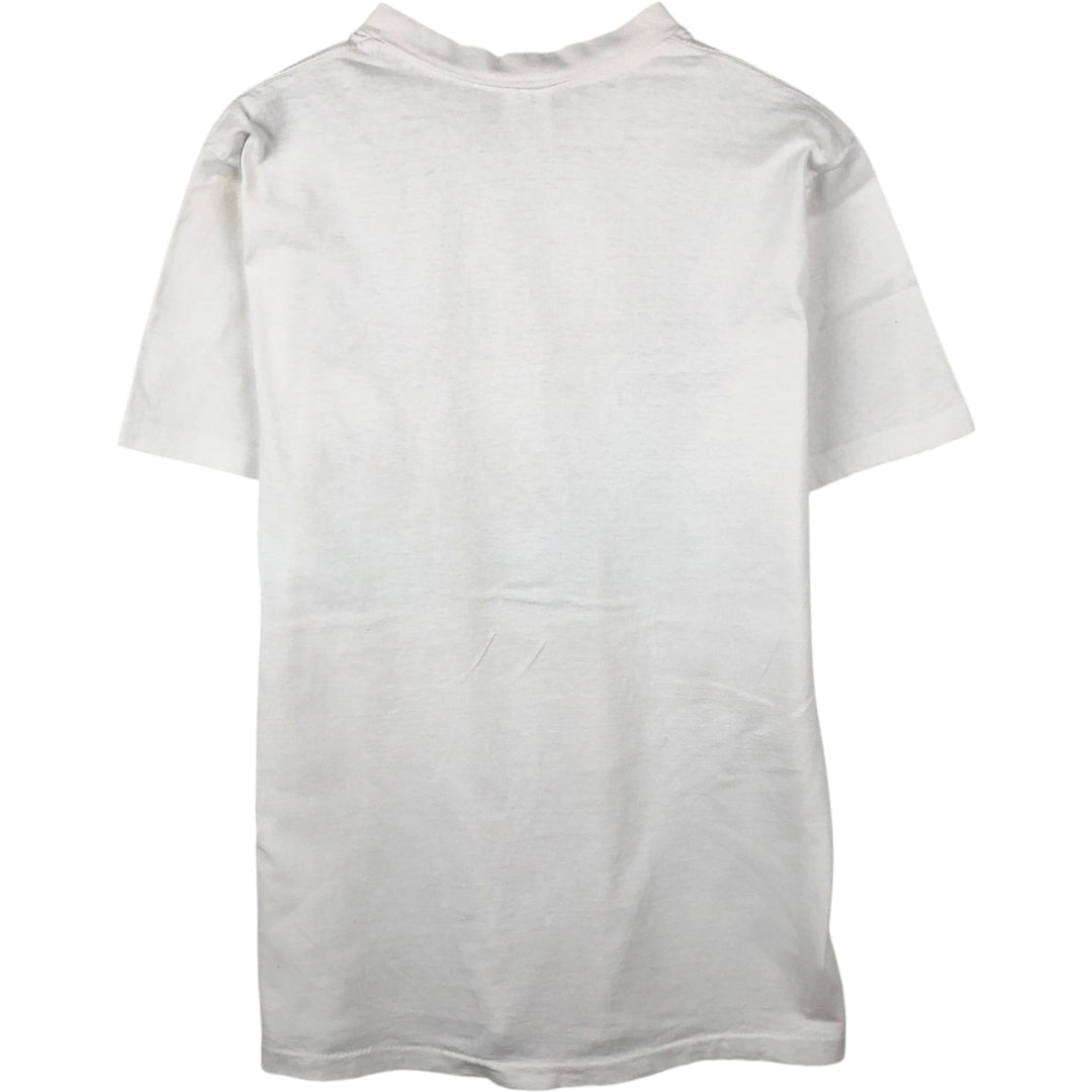 Catawba's Best Printed T-Shirt, Made in USA, Men's Size L (Equivalent), Vintage polyester white type Vintage Second Hand