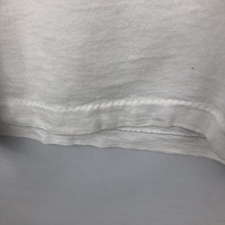 Catawba's Best Printed T-Shirt, Made in USA, Men's Size L (Equivalent), Vintage polyester white type Vintage Second Hand