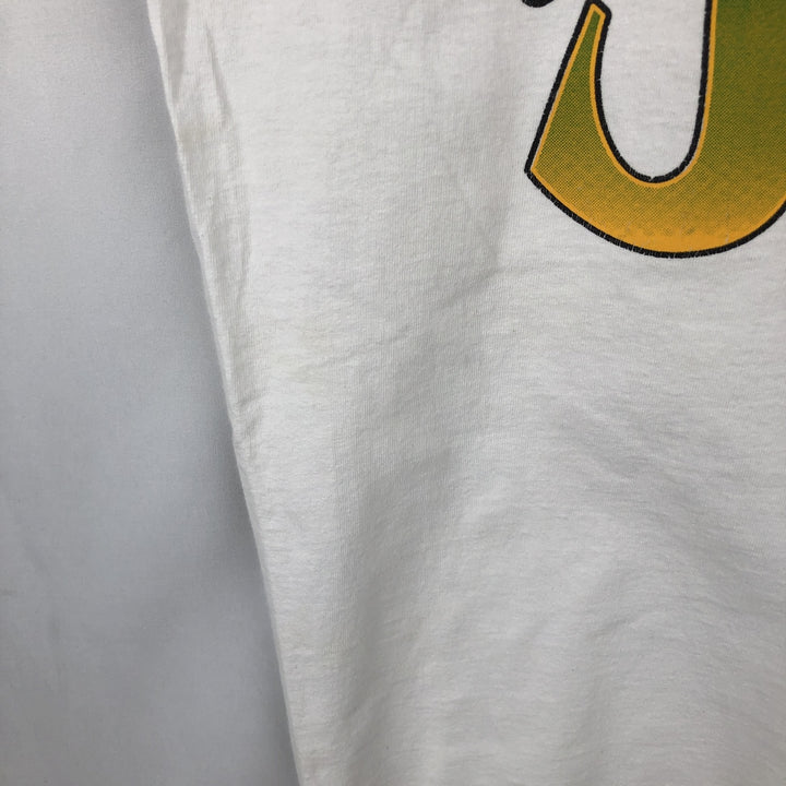 Catawba's Best Printed T-Shirt, Made in USA, Men's Size L (Equivalent), Vintage polyester white type Vintage Second Hand