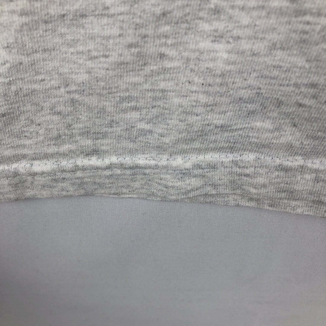 00'S Delta DELTA Printed T-shirt Men's XL size cotton gray type Vintage Second Hand