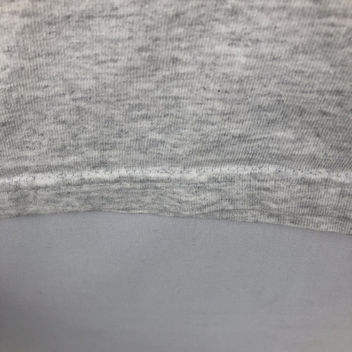 00'S Delta DELTA Printed T-shirt Men's XL size cotton gray type Vintage Second Hand