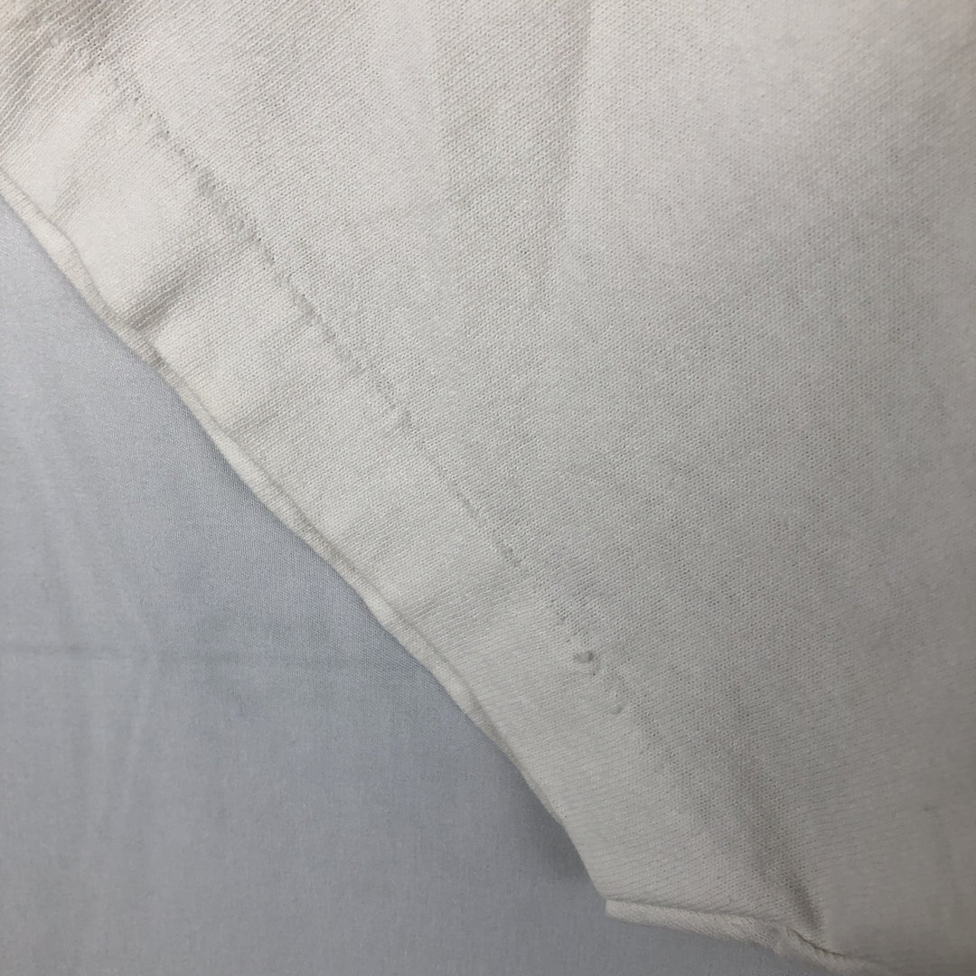 90'S Fruit of the Loom printed T-shirt, made in the USA, men's size L, vintage cotton white type Vintage Second Hand