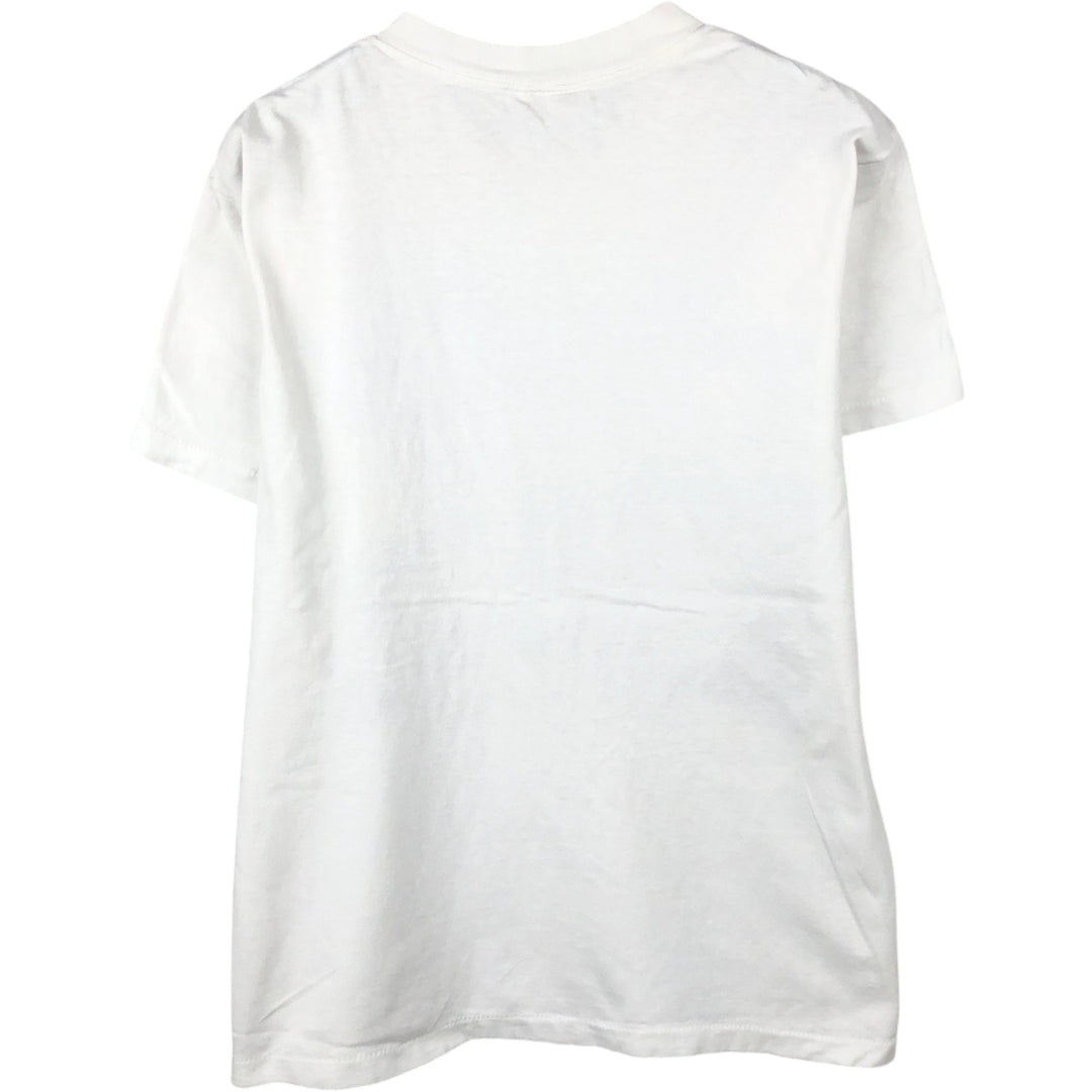 90'S Stafford Blaine Print T-Shirt, Made in USA, Men's Size M (Equivalent), Vintage cotton white type Vintage Second Hand