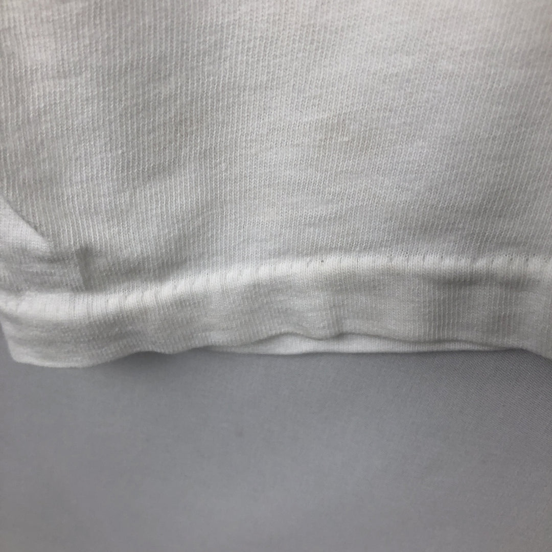 90'S Stafford Blaine Print T-Shirt, Made in USA, Men's Size M (Equivalent), Vintage cotton white type Vintage Second Hand
