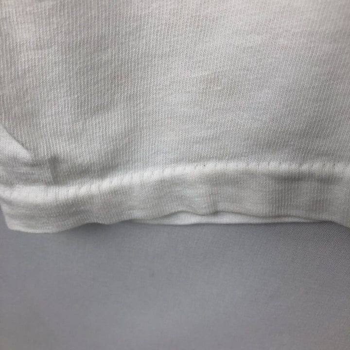 90'S Stafford Blaine Print T-Shirt, Made in USA, Men's Size M (Equivalent), Vintage cotton white type Vintage Second Hand