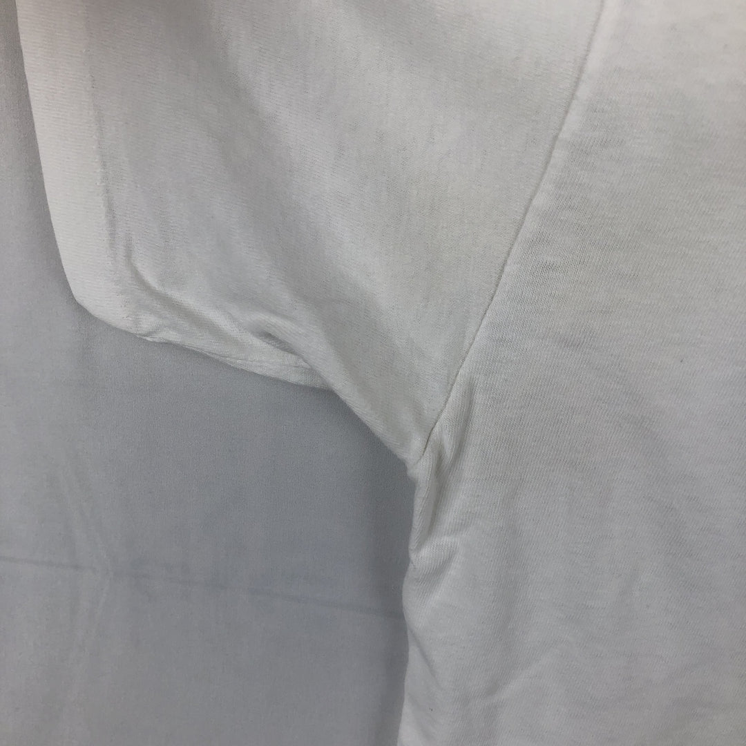 90'S Stafford Blaine Print T-Shirt, Made in USA, Men's Size M (Equivalent), Vintage cotton white type Vintage Second Hand