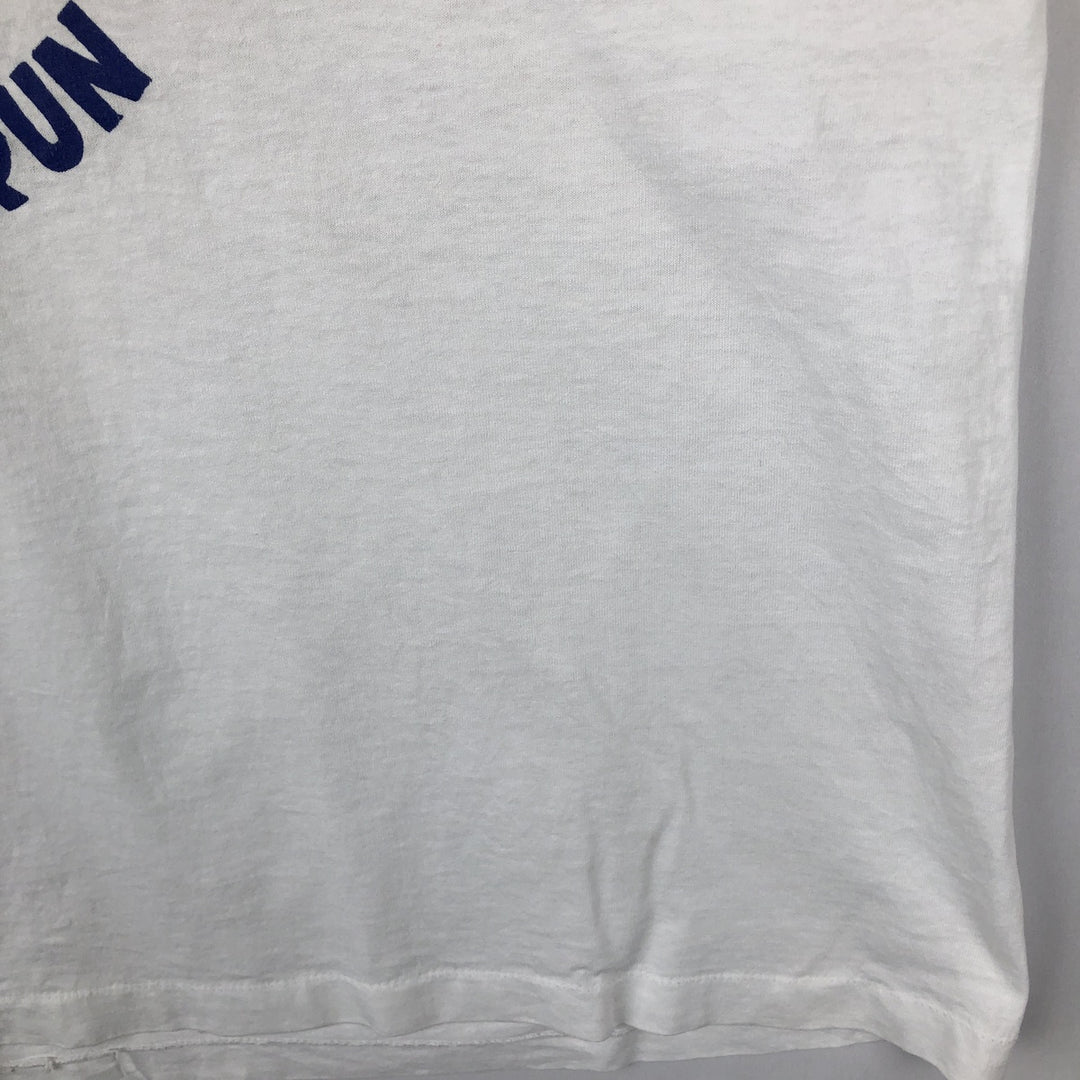 90'S SCREEN STARS Printed T-shirt Made in USA Men's XL Vintage cotton white type Vintage Second Hand