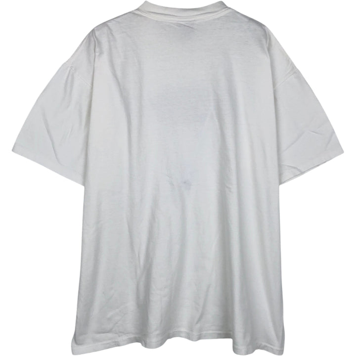 90'S ONEITA Printed T-shirt Made in USA Men's XL Vintage cotton white type Vintage Second Hand