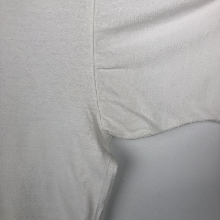 90'S ONEITA Printed T-shirt Made in USA Men's XL Vintage cotton white type Vintage Second Hand