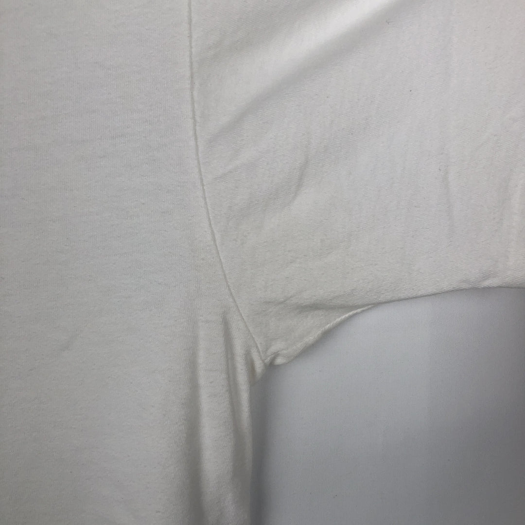 90'S ONEITA Printed T-shirt Made in USA Men's XL Vintage cotton white type Vintage Second Hand