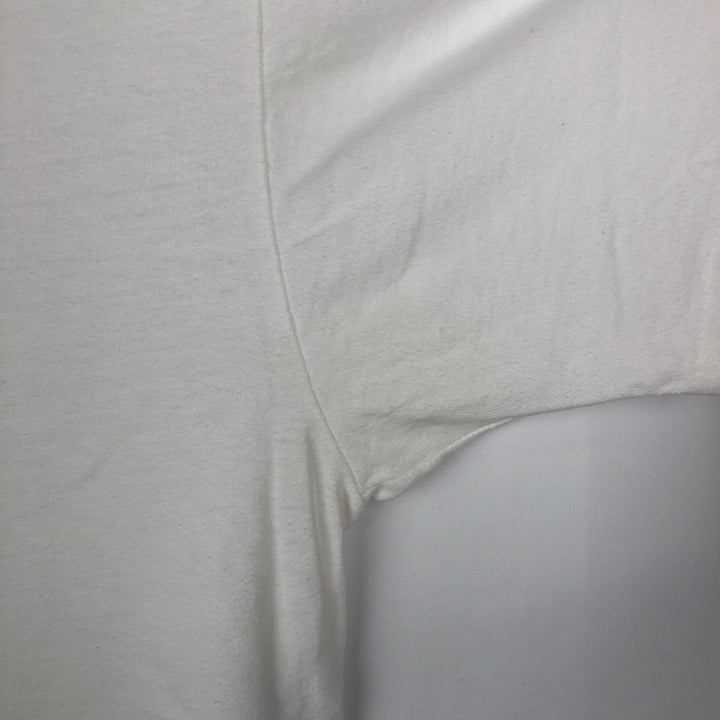 90'S ONEITA Printed T-shirt Made in USA Men's XL Vintage cotton white type Vintage Second Hand