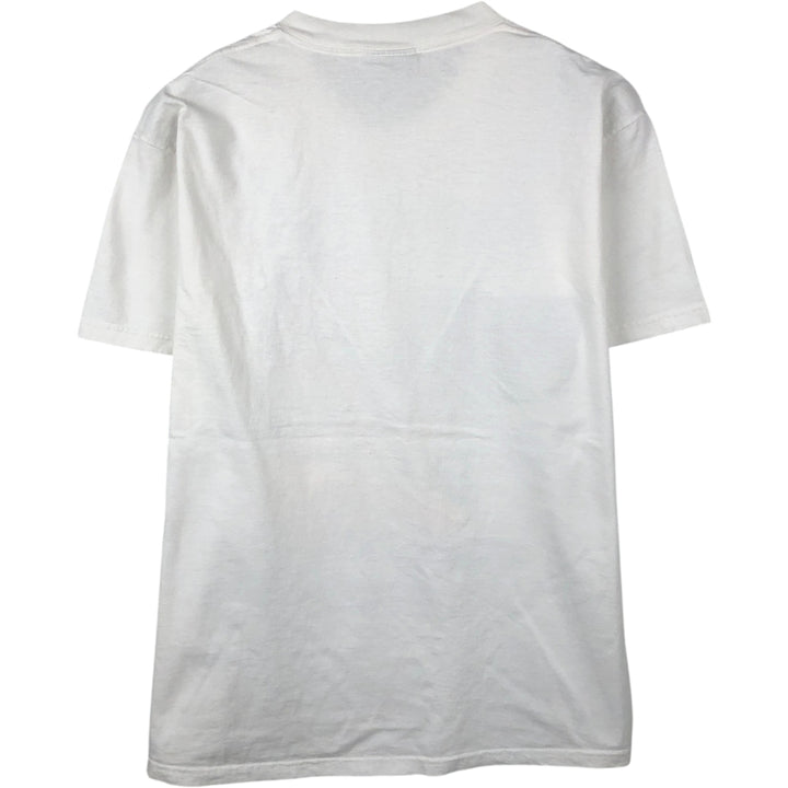 90'S Lee printed T-shirt, made in USA, men's size L, vintage cotton white type Vintage Second Hand