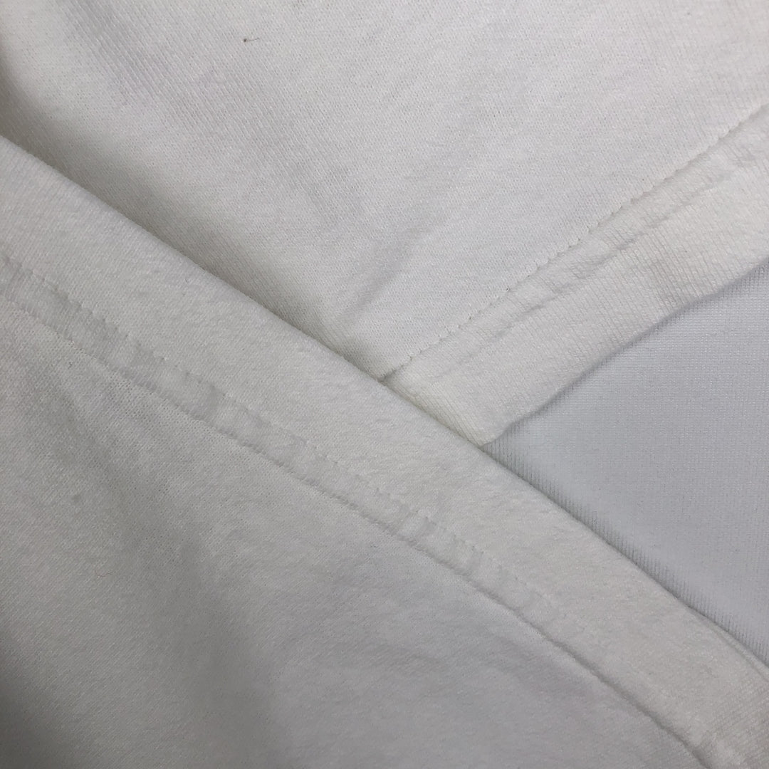 00'S Delta DELTA Printed T-shirt Men's XL size cotton white type Vintage Second Hand