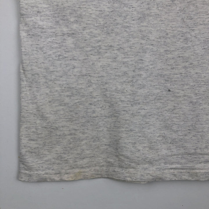 90'S ONEITA Printed T-shirt Made in USA Men's XL Vintage cotton gray type Vintage Second Hand