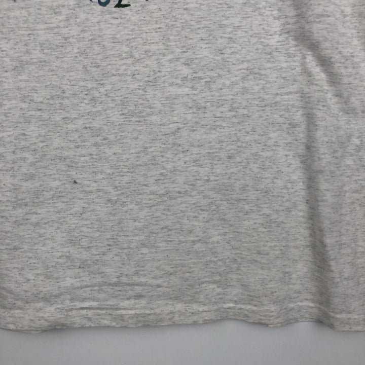 90'S ONEITA Printed T-shirt Made in USA Men's XL Vintage cotton gray type Vintage Second Hand