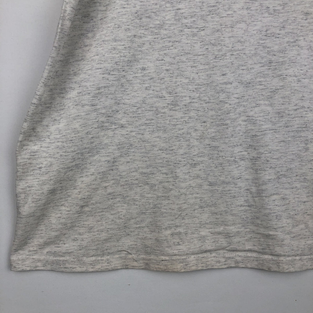 90'S ONEITA Printed T-shirt Made in USA Men's XL Vintage cotton gray type Vintage Second Hand