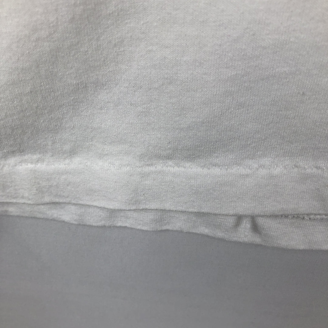 80'S printed T-shirt, men's size S equivalent, vintage. unclear white type Vintage Second Hand