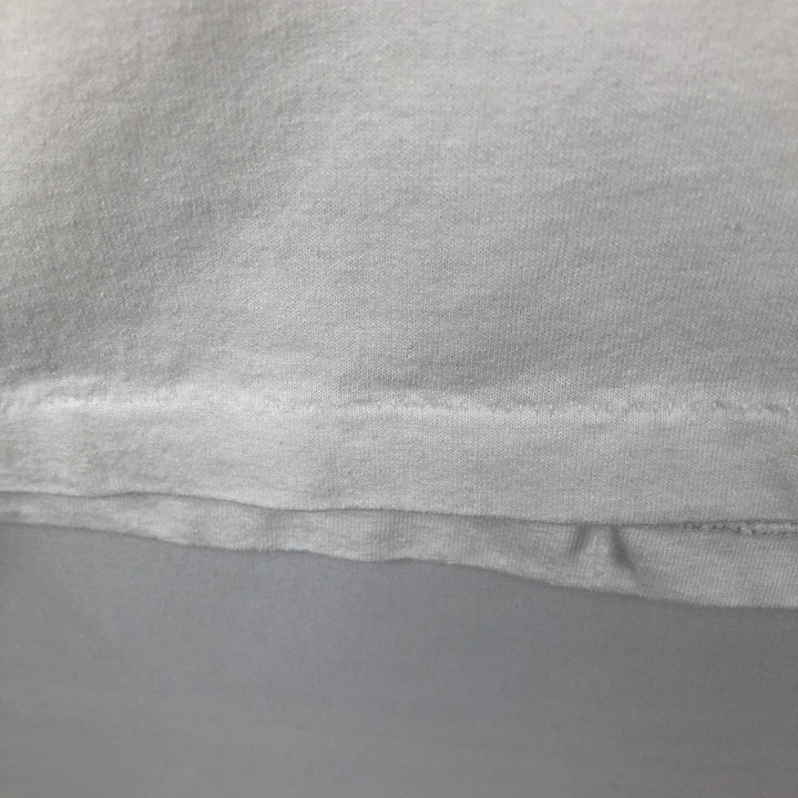 80'S printed T-shirt, men's size S equivalent, vintage. unclear white type Vintage Second Hand