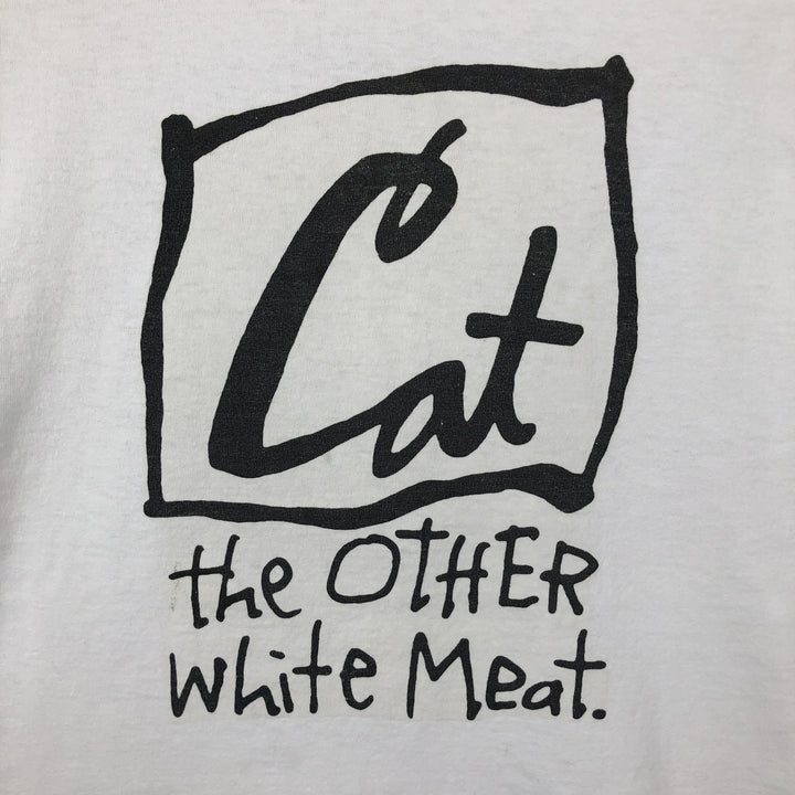 90'S Lee Print T-Shirt, Men's Size XL (Equivalent), Vintage cotton white type Vintage Second Hand