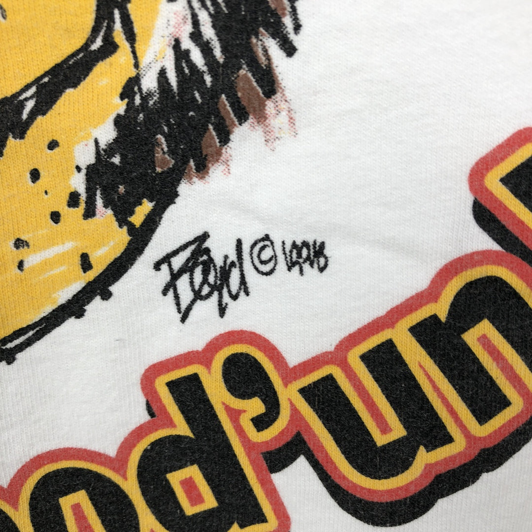 90'S Delta Jeff Foxworthy Print T-Shirt, Men's Size L (approx.), Vintage cotton white type Vintage Second Hand
