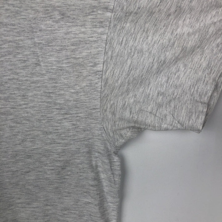 90'S Hanes BEEFY-T Printed T-shirt Made in USA Men's XL Vintage cotton gray type Vintage Second Hand