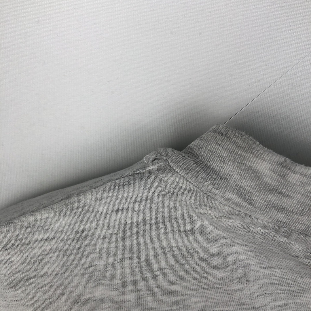 90'S Hanes BEEFY-T Printed T-shirt Made in USA Men's XL Vintage cotton gray type Vintage Second Hand