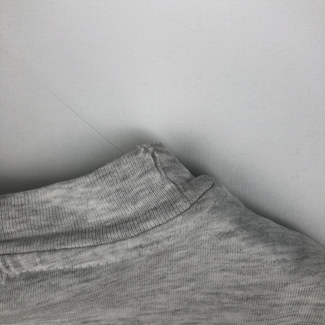 90'S Hanes BEEFY-T Printed T-shirt Made in USA Men's XL Vintage cotton gray type Vintage Second Hand
