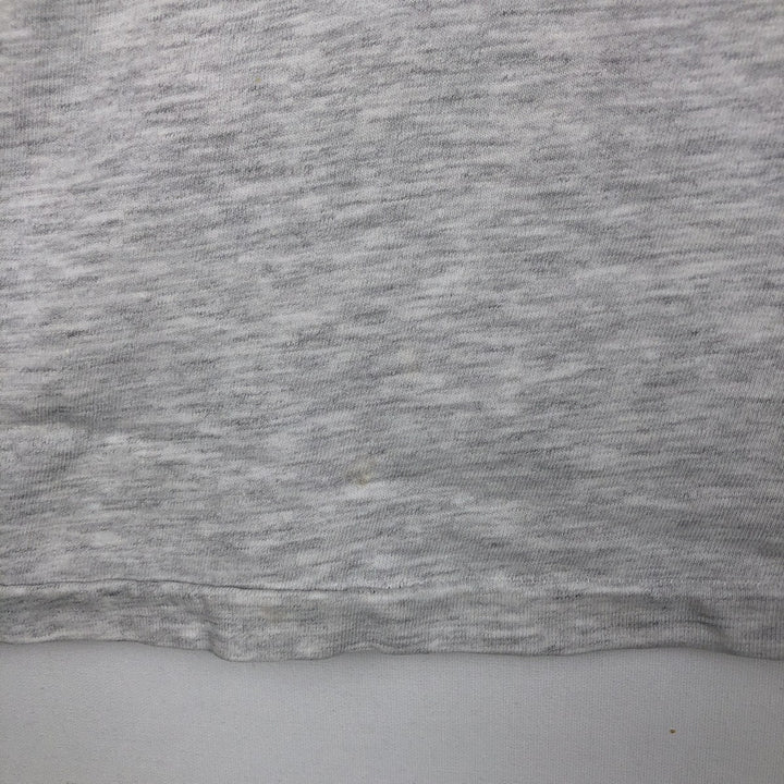 90'S Hanes BEEFY-T Printed T-shirt Made in USA Men's XL Vintage cotton gray type Vintage Second Hand