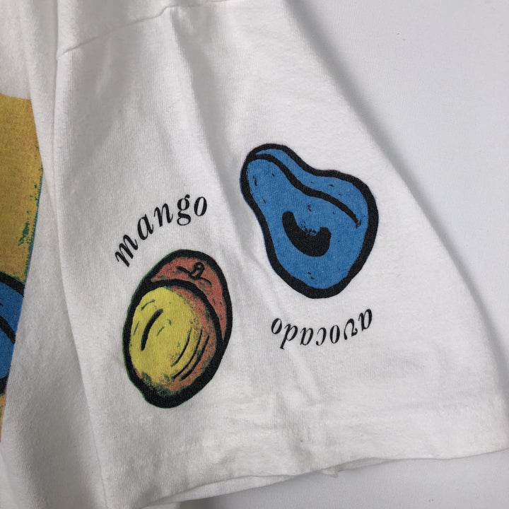 80'S Hanes THE BODY SHOP Advertising T-Shirt, Made in USA, Men's XL equivalent, Vintage cotton white type Vintage Second Hand