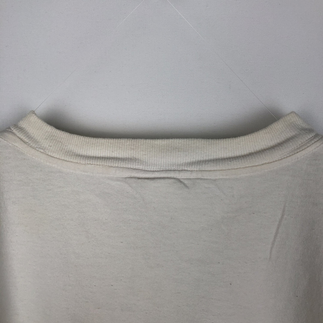 90'S WORDS FROM THE WOMB Print T-Shirt, Made in USA, Men's Size L (Equivalent), Vintage cotton white type Vintage Second Hand